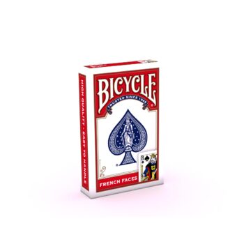 Bicycle® Bridge French Faces Rood