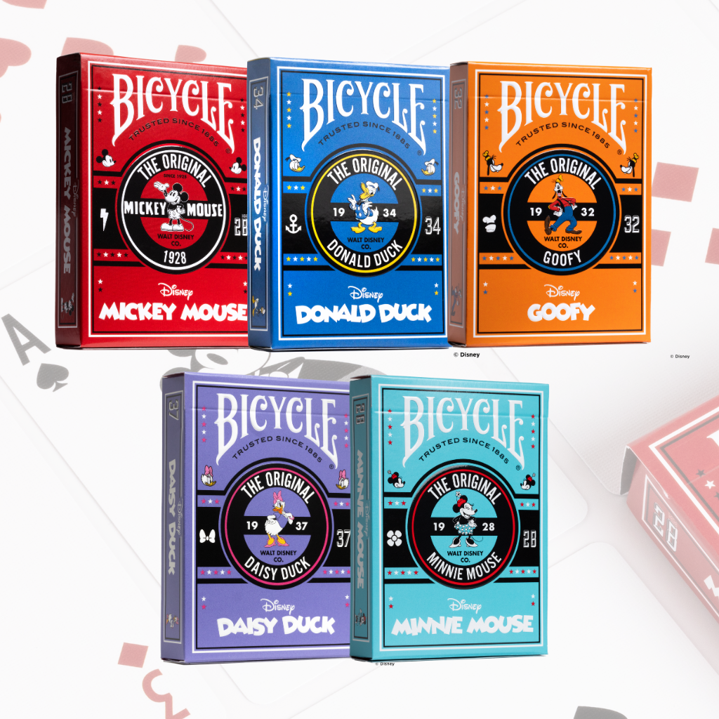 Disney Classics 5-Pack – Disney Inspired playing cards by Bicycle®